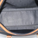 SAINT LAURENT Boston Bag PVC Black Gold Auth bs36716-11