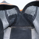 SAINT LAURENT Boston Bag PVC Black Gold Auth bs36716-18