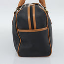 SAINT LAURENT Boston Bag PVC Black Gold Auth bs36716-3