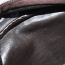 Christian Dior Trotter Canvas Shoulder Bag Brown Gold Auth bs36727-17