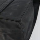 MCM Vicetos Logogram Shoulder Bag PVC Black Gold Auth bs36729-9
