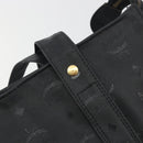 MCM Vicetos Logogram Shoulder Bag PVC Black Gold Auth bs36729-17