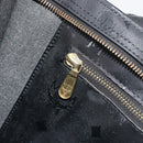 MCM Vicetos Logogram Shoulder Bag PVC Black Gold Auth bs36729-20