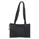 MCM Vicetos Logogram Shoulder Bag PVC Black Gold Auth bs36729-2