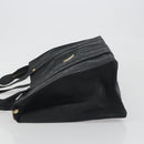 MCM Vicetos Logogram Shoulder Bag PVC Black Gold Auth bs36729-4
