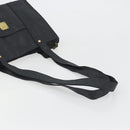 MCM Vicetos Logogram Shoulder Bag PVC Black Gold Auth bs36729-7