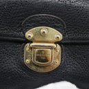 LOUIS VUITTON Monogram Mahina Portefeuille Amelia Black M95549 Auth bs36730-17