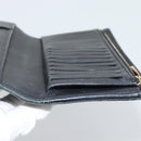 LOUIS VUITTON Monogram Mahina Portefeuille Amelia Black M95549 Auth bs36730-20