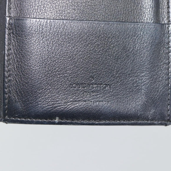 LOUIS VUITTON Monogram Mahina Portefeuille Amelia Black M95549 Auth bs36730