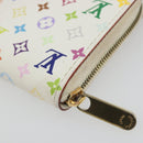 LOUIS VUITTON Multicolor Zippy Coin Purse White M93741 LV Auth bs36731A-15