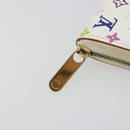 LOUIS VUITTON Multicolor Zippy Coin Purse White M93741 LV Auth bs36731A-8