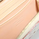 LOUIS VUITTON Multicolor Zippy Coin Purse White M93741 LV Auth bs36731A-10