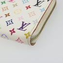 LOUIS VUITTON Multicolor Zippy Coin Purse White M93741 LV Auth bs36731A-7
