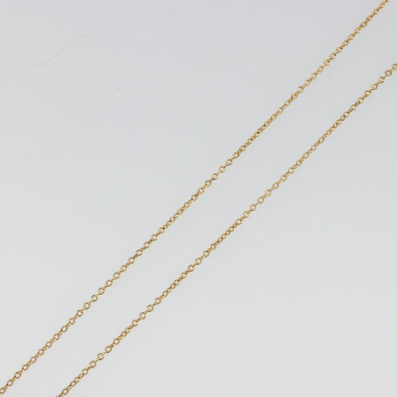 LOUIS VUITTON Essential V Necklace Metal Gold M61083 LV Auth bs36732