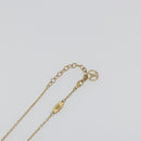 LOUIS VUITTON Essential V Necklace Metal Gold M61083 LV Auth bs36732-14