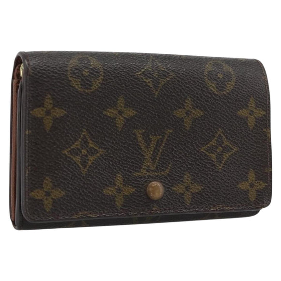 LOUIS VUITTON Porte Monnaie Billets Tresor Wallet M61730 LV Auth bs36733
