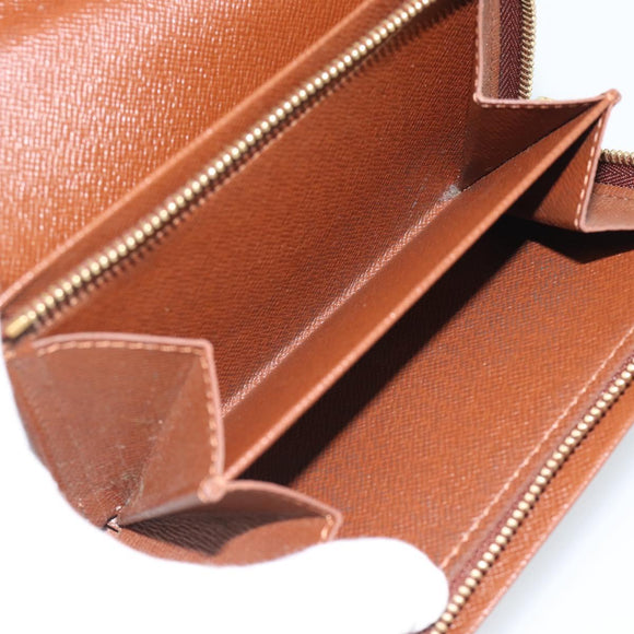 LOUIS VUITTON Porte Monnaie Billets Tresor Wallet M61730 LV Auth bs36733