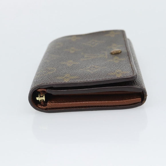 LOUIS VUITTON Porte Monnaie Billets Tresor Wallet M61730 LV Auth bs36733