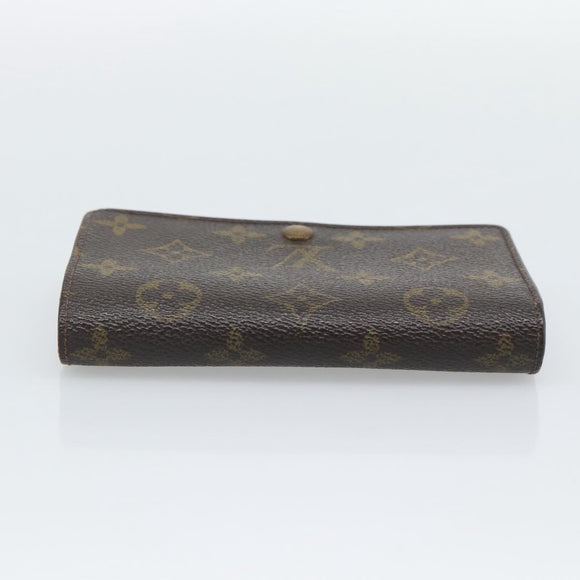 LOUIS VUITTON Porte Monnaie Billets Tresor Wallet M61730 LV Auth bs36733