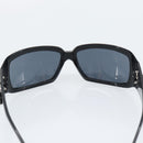 BVLGARI Sunglasses Plastic Black Silver Auth bs36734-10