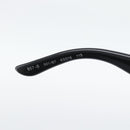 BVLGARI Sunglasses Plastic Black Silver Auth bs36734-12