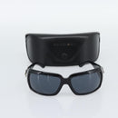 BVLGARI Sunglasses Plastic Black Silver Auth bs36734-13