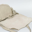 GUCCI GG Canvas Guccissima Shoulder Bag White Gold 212572 Auth bs36736-14