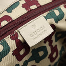 GUCCI GG Canvas Guccissima Shoulder Bag White Gold 212572 Auth bs36736-16