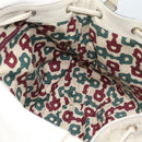 GUCCI GG Canvas Guccissima Shoulder Bag White Gold 212572 Auth bs36736-18