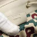 GUCCI GG Canvas Guccissima Shoulder Bag White Gold 212572 Auth bs36736-22