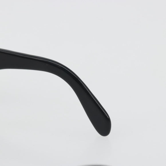 CHANEL Sunglasses Plastic Black Gold CC Auth bs36740