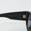 CHANEL Sunglasses Plastic Black Gold CC Auth bs36740-11