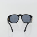 CHANEL Sunglasses Plastic Black Gold CC Auth bs36740-2
