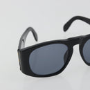 CHANEL Sunglasses Plastic Black Gold CC Auth bs36740-5
