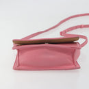 BOTTEGA VENETA MAXI INTRECCIATO Cassette Shoulder Bag Pink Gold Auth bs36741-10
