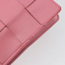 BOTTEGA VENETA MAXI INTRECCIATO Cassette Shoulder Bag Pink Gold Auth bs36741-16