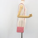 BOTTEGA VENETA MAXI INTRECCIATO Cassette Shoulder Bag Pink Gold Auth bs36741-22