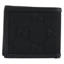 GUCCI GG Canvas Of The Grid Wallet Black 625574 Auth bs36744-2