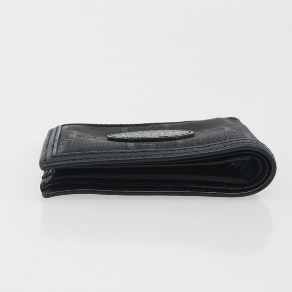 GUCCI GG Canvas Of The Grid Wallet Black 625574 Auth bs36744