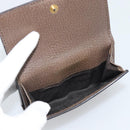 GUCCI Ophdia GG Web Sherry Line Wallet PVC Beige Gold 523173 Auth bs36745-8