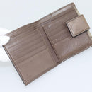 GUCCI Ophdia GG Web Sherry Line Wallet PVC Beige Gold 523173 Auth bs36745-9