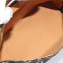 CELINE C Macadam Canvas Shoulder Bag Blue Gold Auth bs36746-17