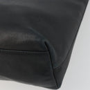 Salvatore Ferragamo Shoulder Bag Leather Black Silver Auth bs36748-10