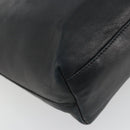 Salvatore Ferragamo Shoulder Bag Leather Black Silver Auth bs36748-13