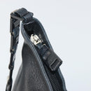 Salvatore Ferragamo Shoulder Bag Leather Black Silver Auth bs36748-14
