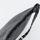 Salvatore Ferragamo Shoulder Bag Leather Black Silver Auth bs36748-6
