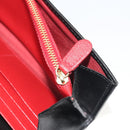 Salvatore Ferragamo Gancini Long Wallet Leather Black Gold Auth bs36751-10