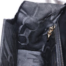 Salvatore Ferragamo Gancini Shoulder Bag Leather Black Gold Auth bs36752-19