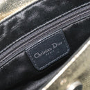Christian Dior Hardcore Chain Shoulder Bag Silk Silver Gold Auth bs36753A-18