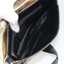 Christian Dior Hardcore Chain Shoulder Bag Silk Silver Gold Auth bs36753A-19